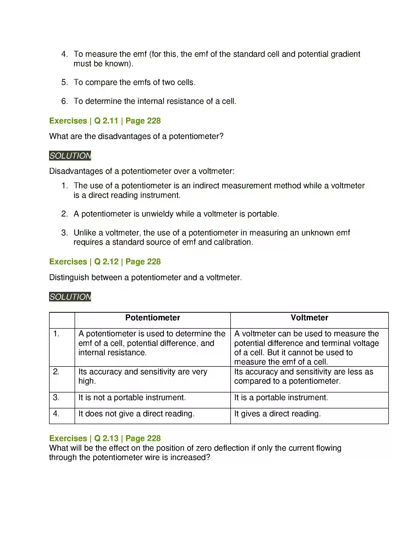 Maharashtra Board Class 12th Physics Current Electricity Solution 7