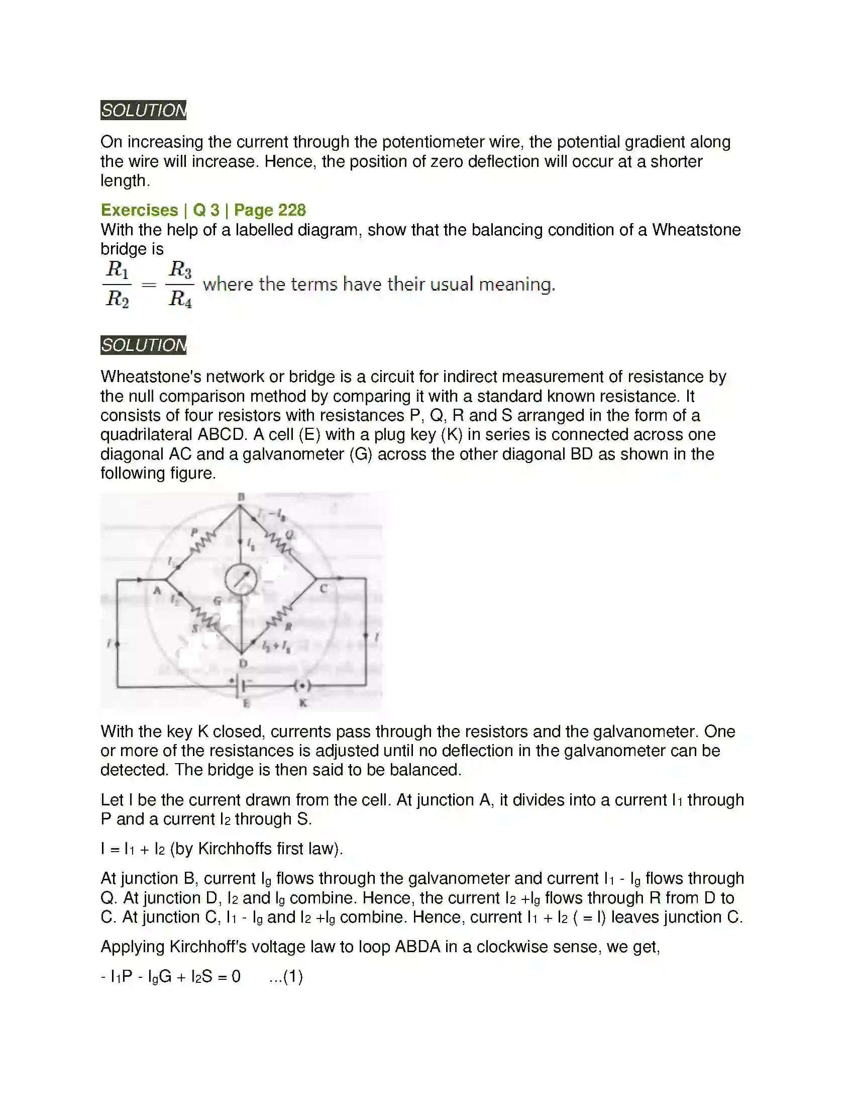 Maharashtra Board Class 12th Physics Current Electricity Solution 8