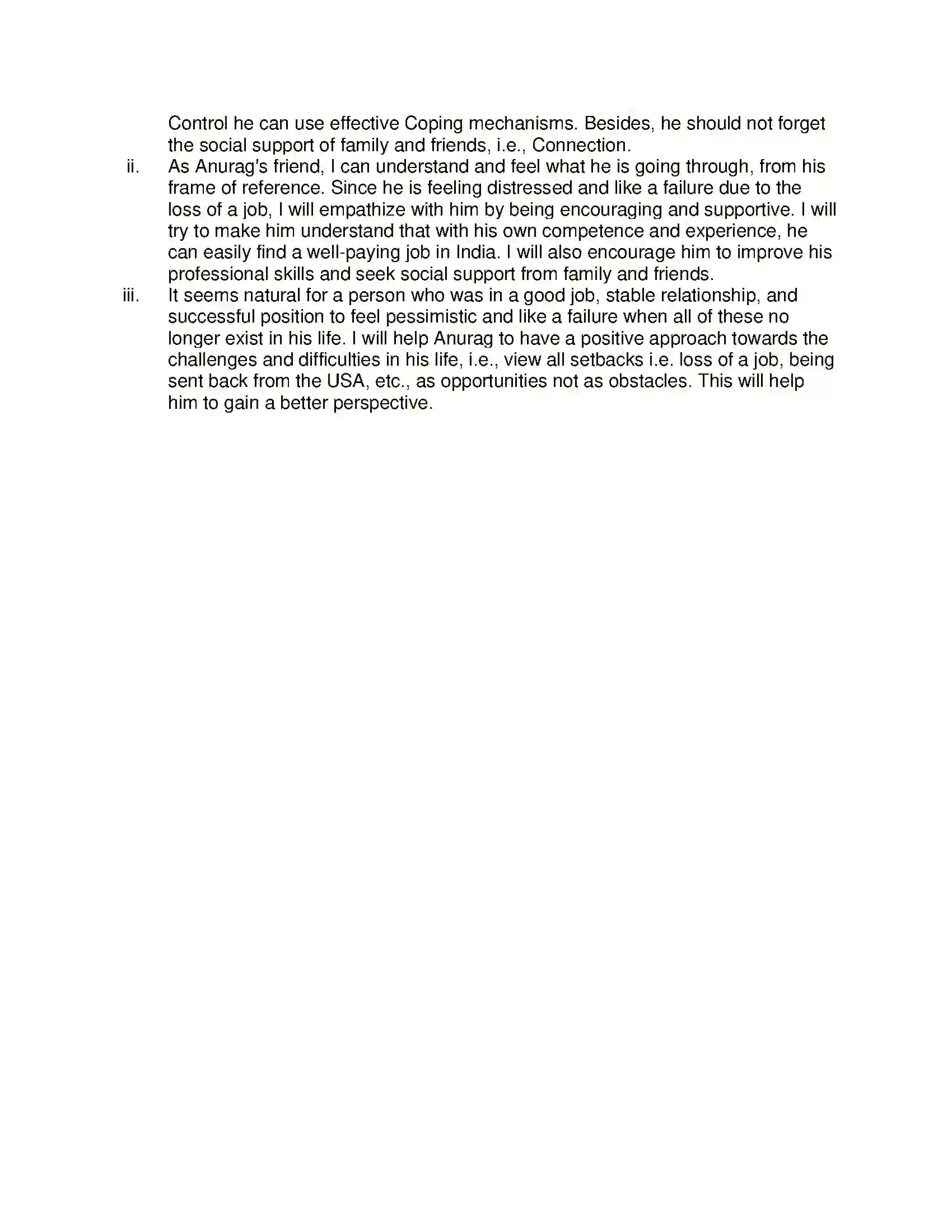 Maharashtra Board Class 12th Psychology Positive Psychology Solution 10