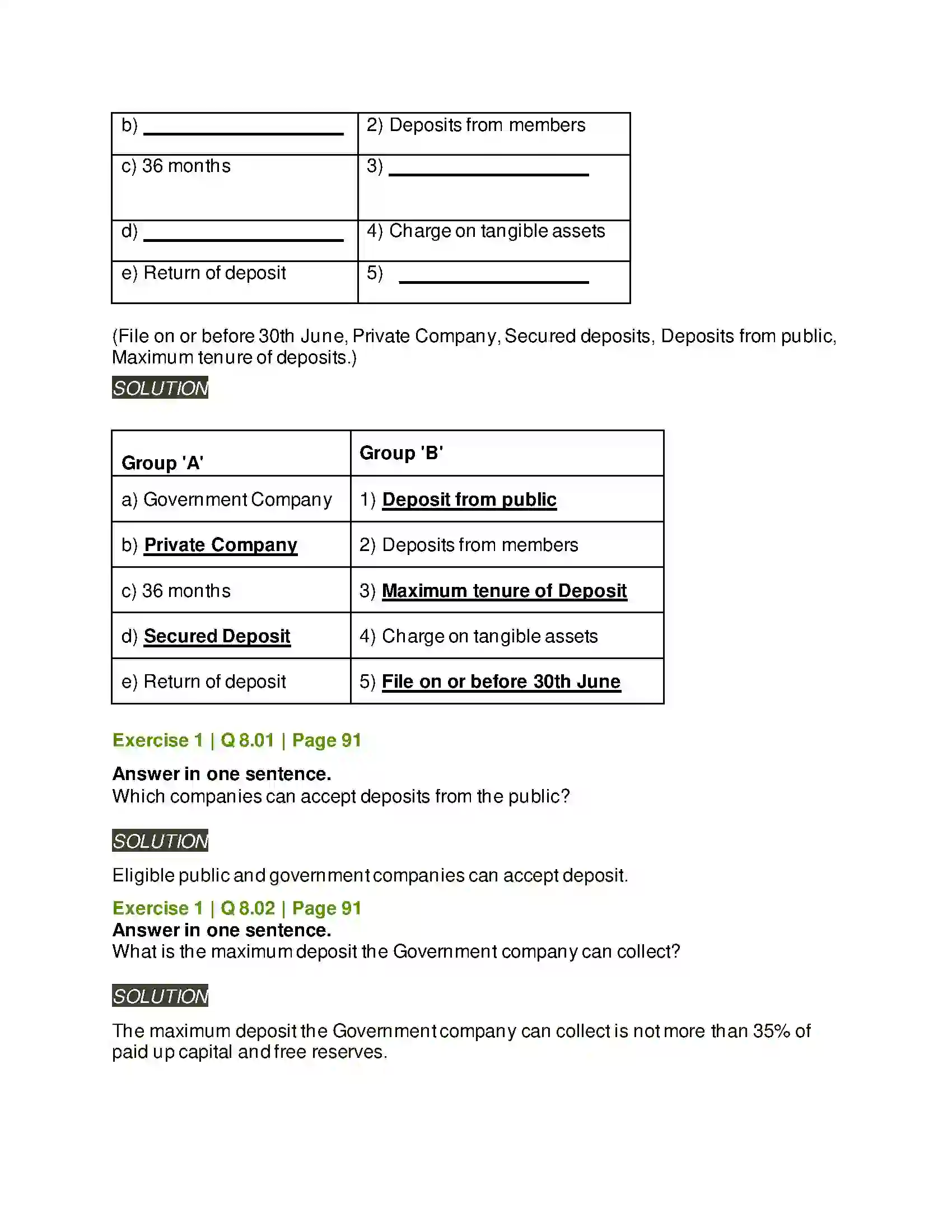 Maharashtra Board Class 12th Secretarial Practice Deposits Solution 11