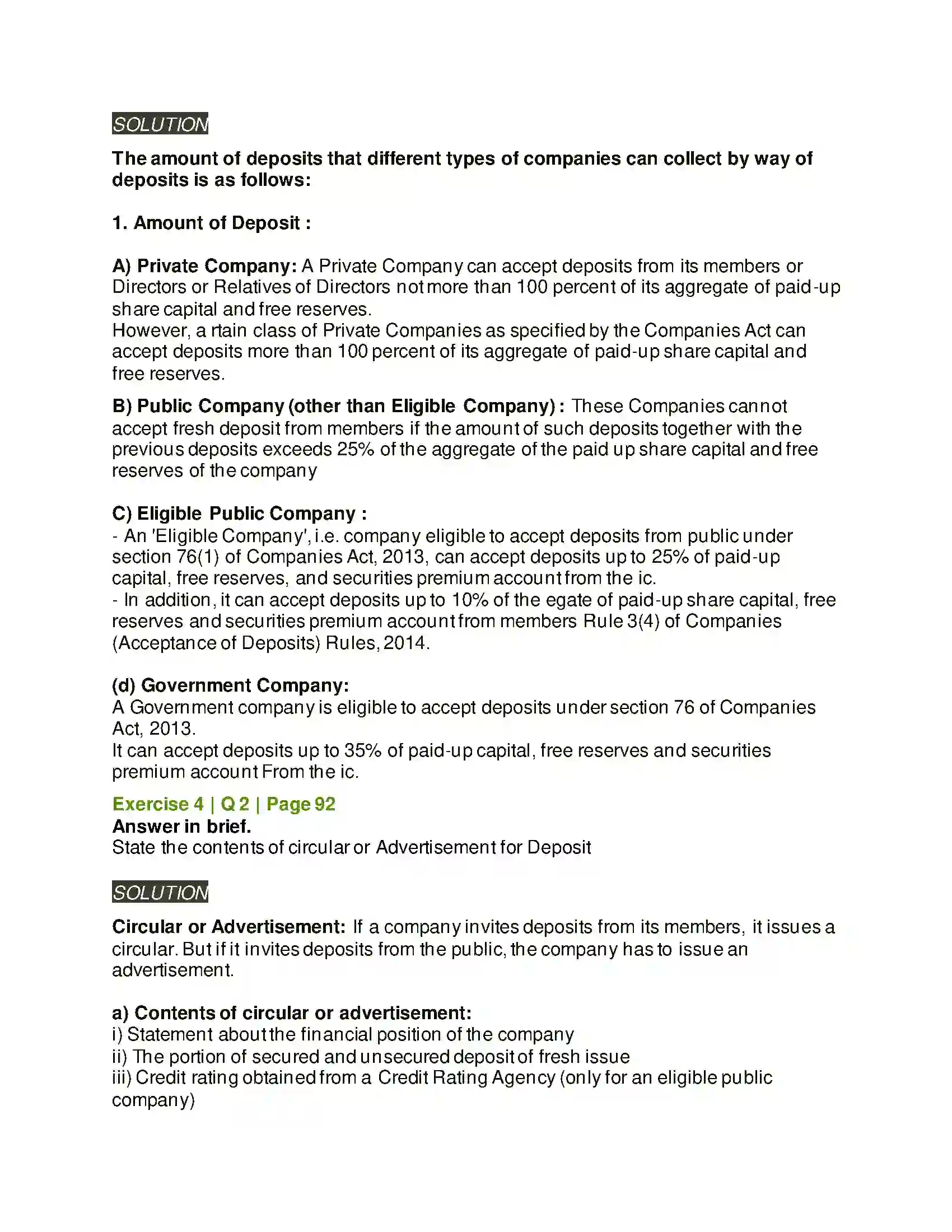 Maharashtra Board Class 12th Secretarial Practice Deposits Solution 21