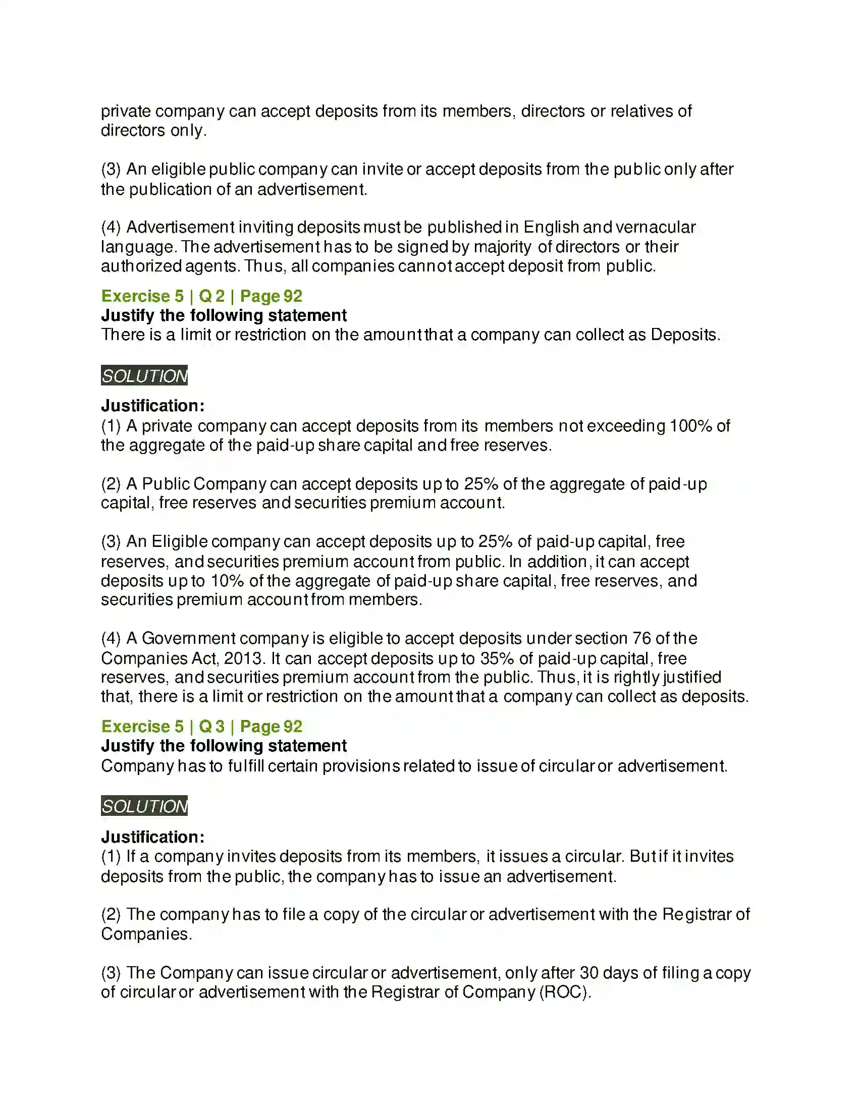 Maharashtra Board Class 12th Secretarial Practice Deposits Solution 25