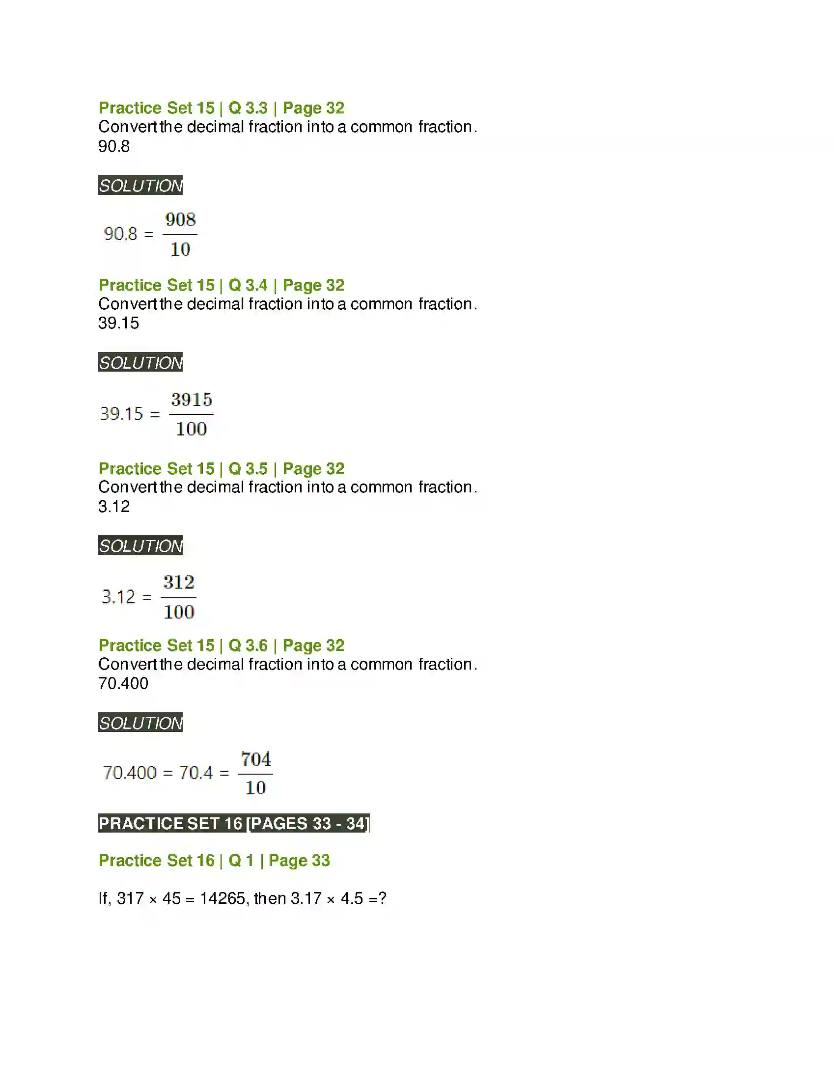 Maharashtra Board Class 6th Mathematics Decimal Fractions Solution 10