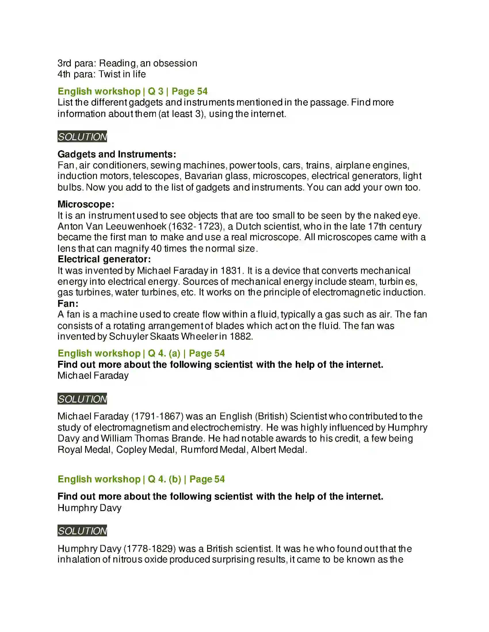 Maharashtra Board Class 7th English Great Scientists Solution 2