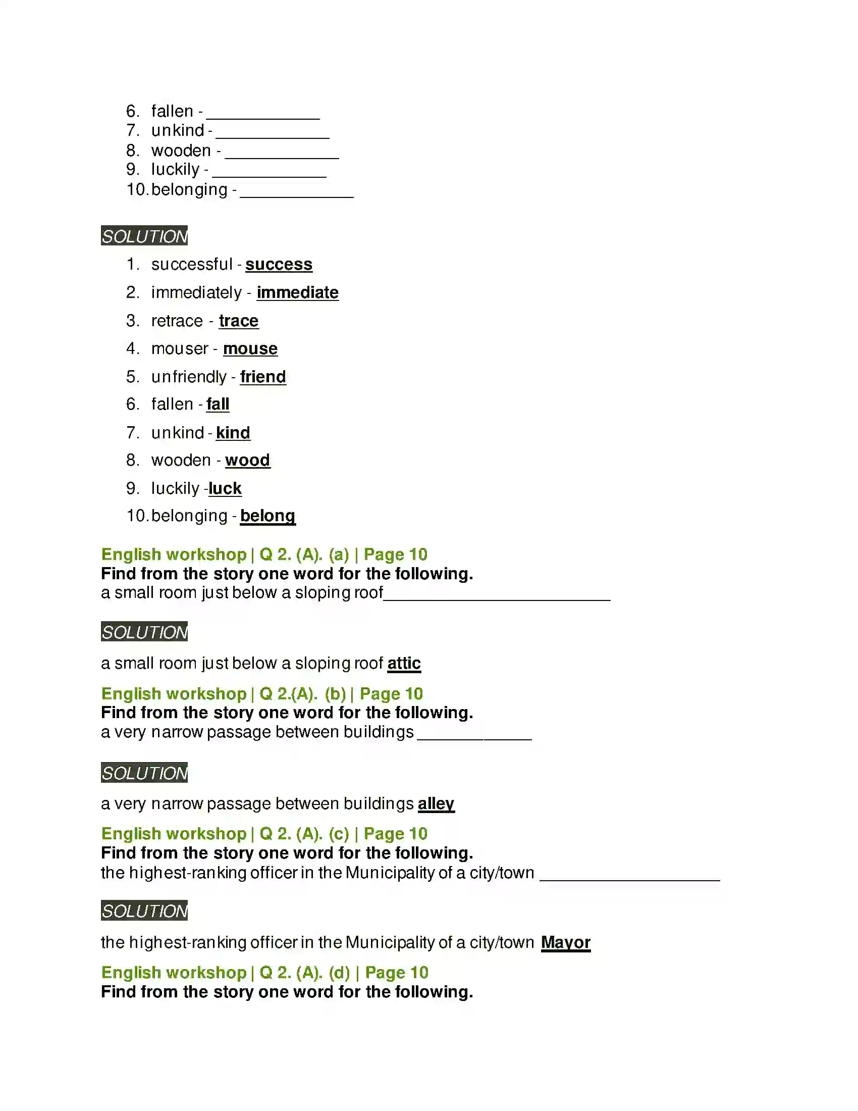 Maharashtra Board Class 8th English 1.2 Dick Whittington and His Cat Solution 4
