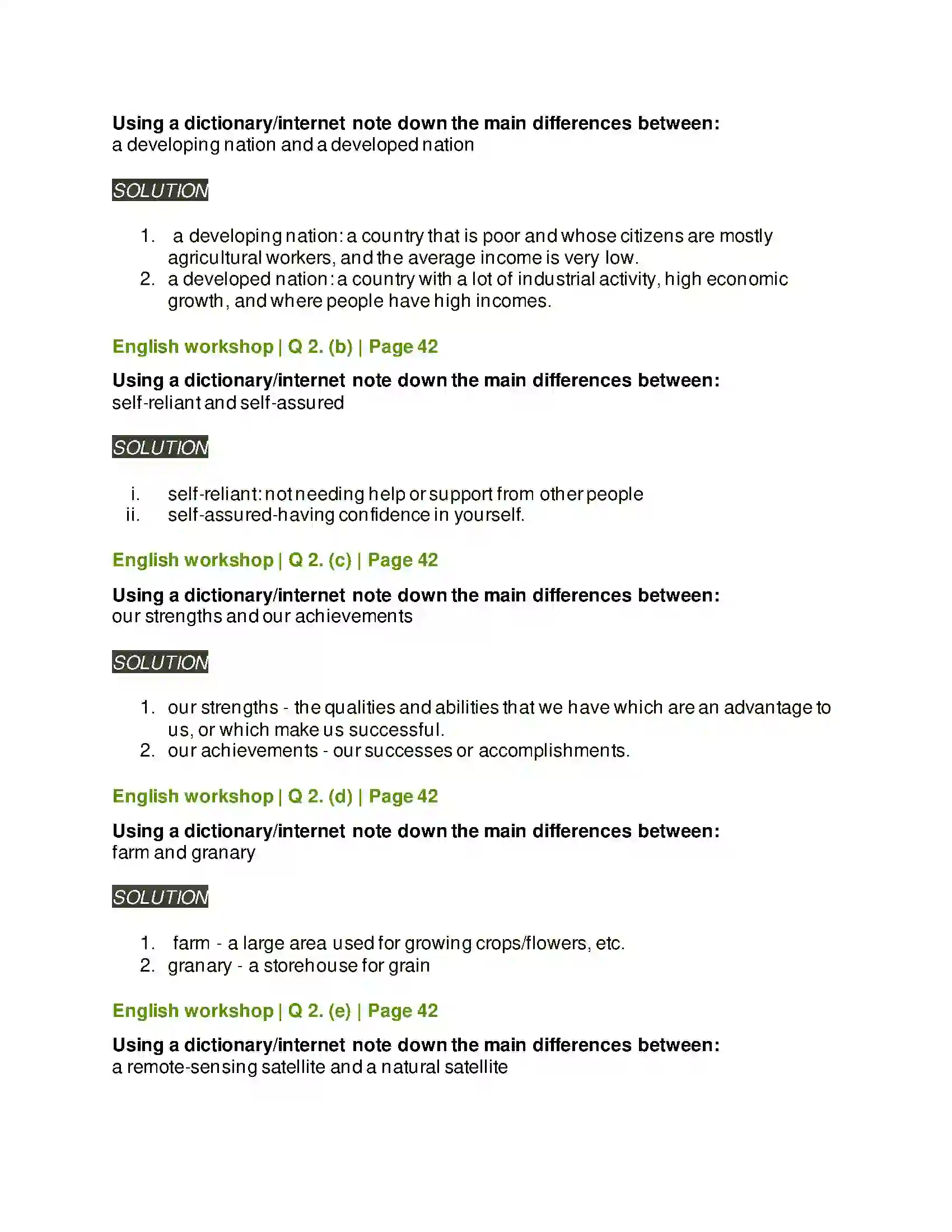 Maharashtra Board Class 8th English 2.4 Three Visions for India Solution 2