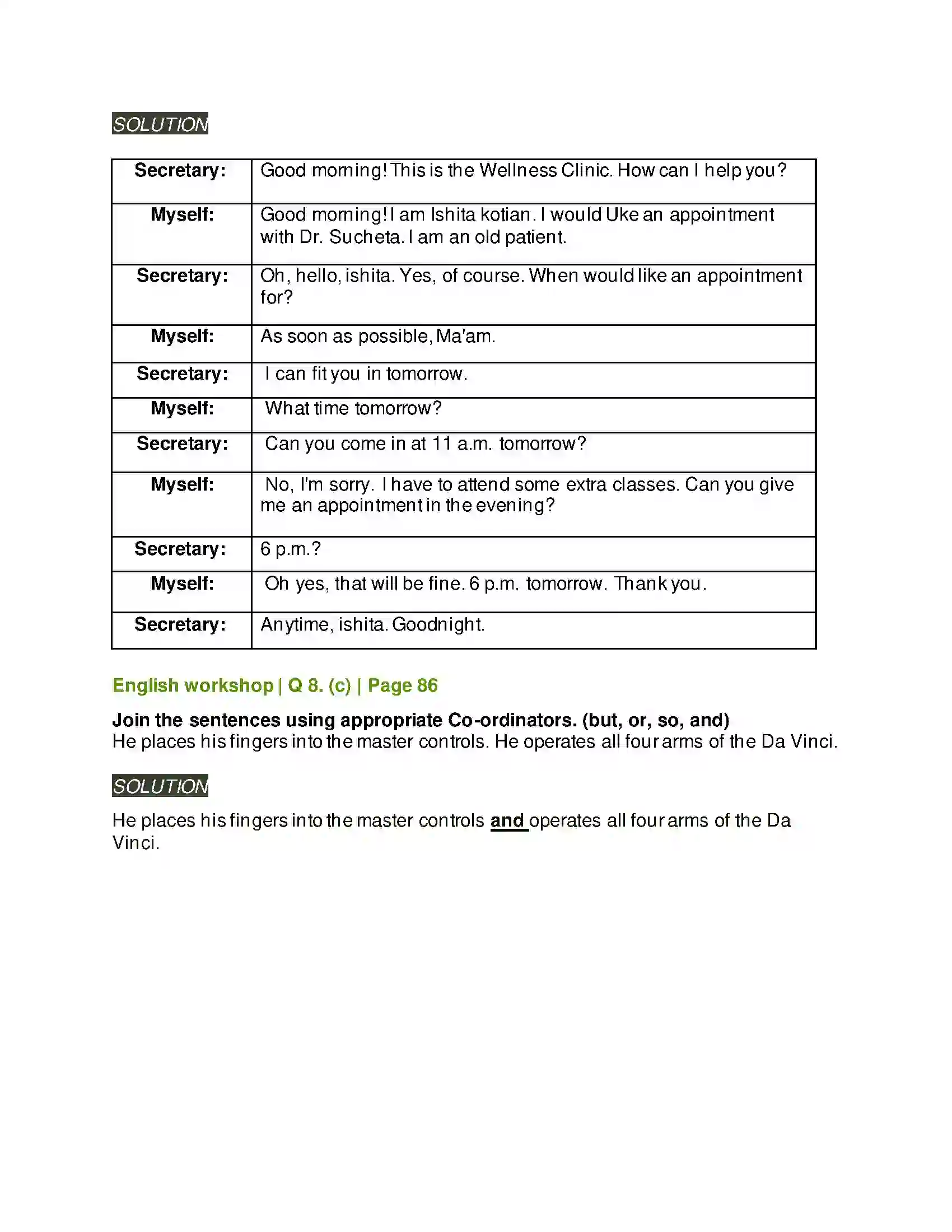Maharashtra Board Class 8th English 4.2 Revolutionary Steps In Surgery Solution 10