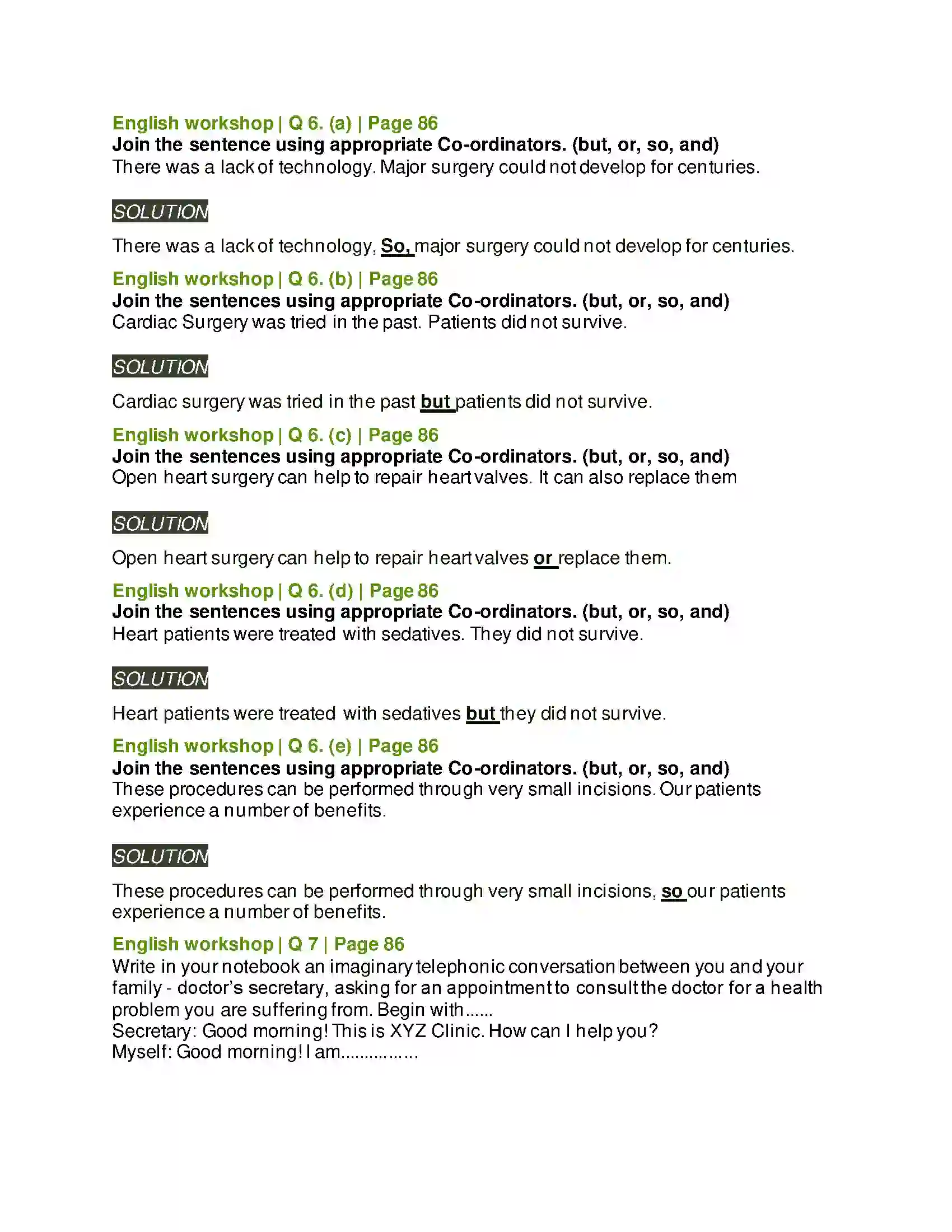 Maharashtra Board Class 8th English 4.2 Revolutionary Steps In Surgery Solution 9