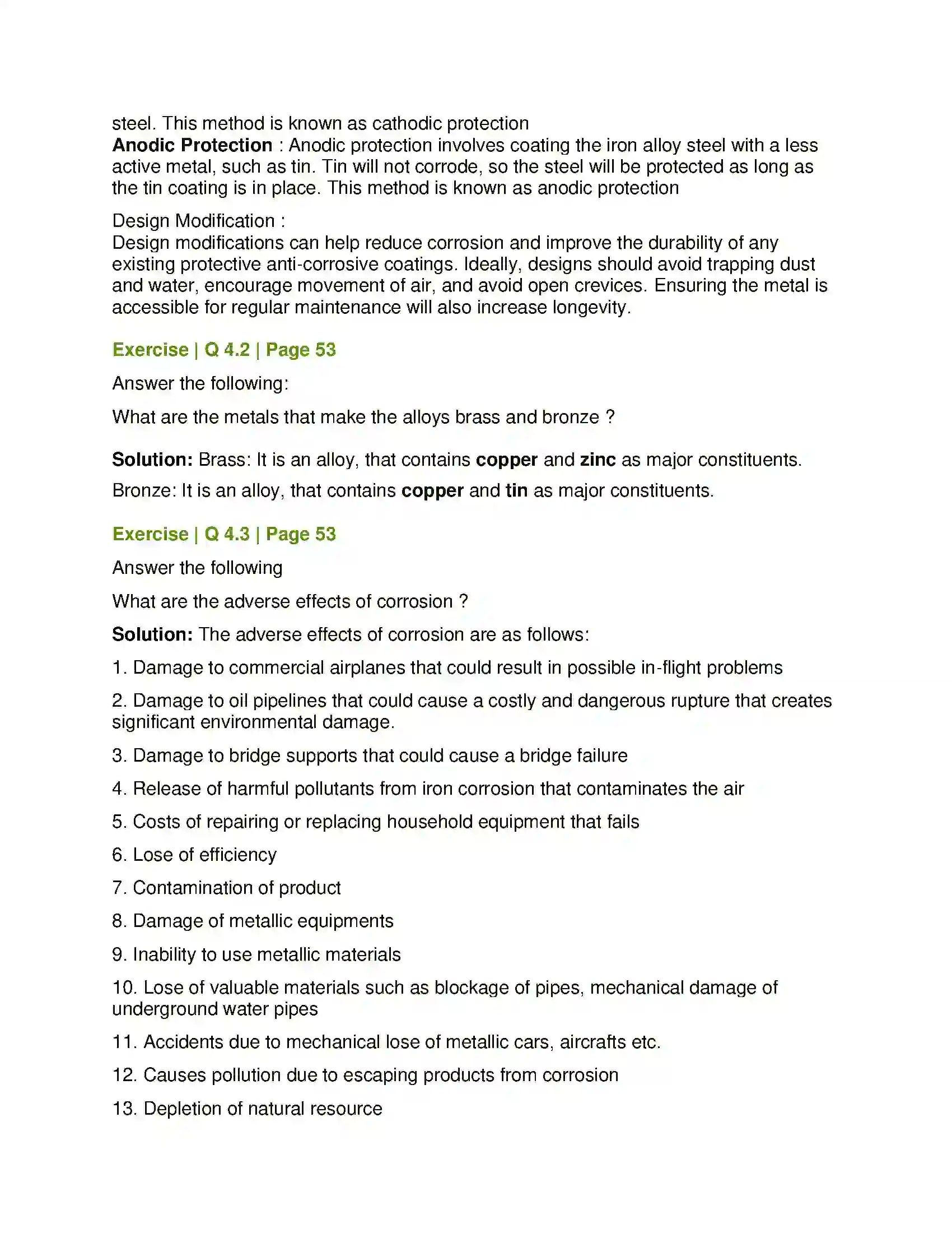 Maharashtra Board Class 8th General Science Metals and Nonmetals Solution 4