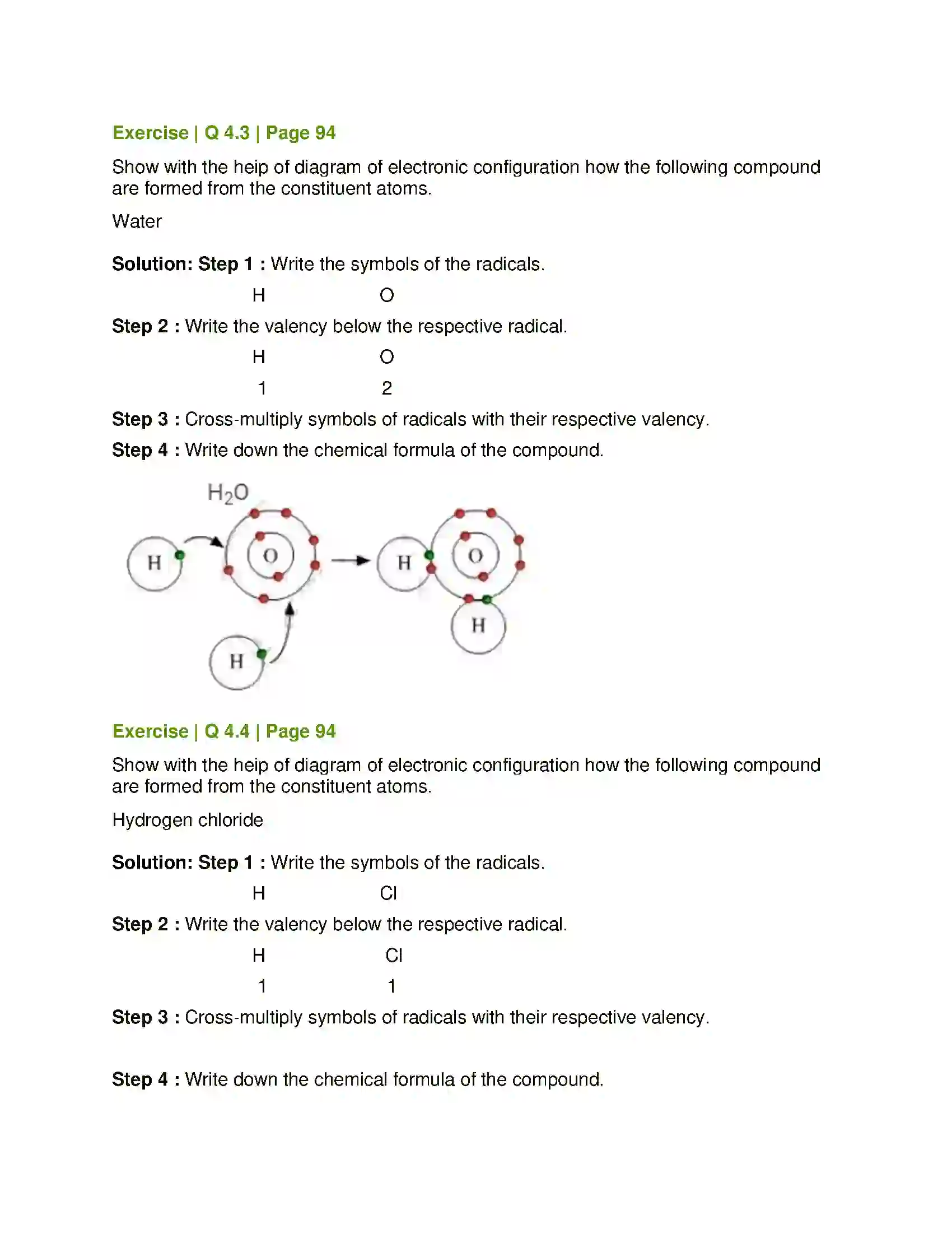 Maharashtra Board Class 8th General Science Chemical Change and Chemical Bond Solution 6