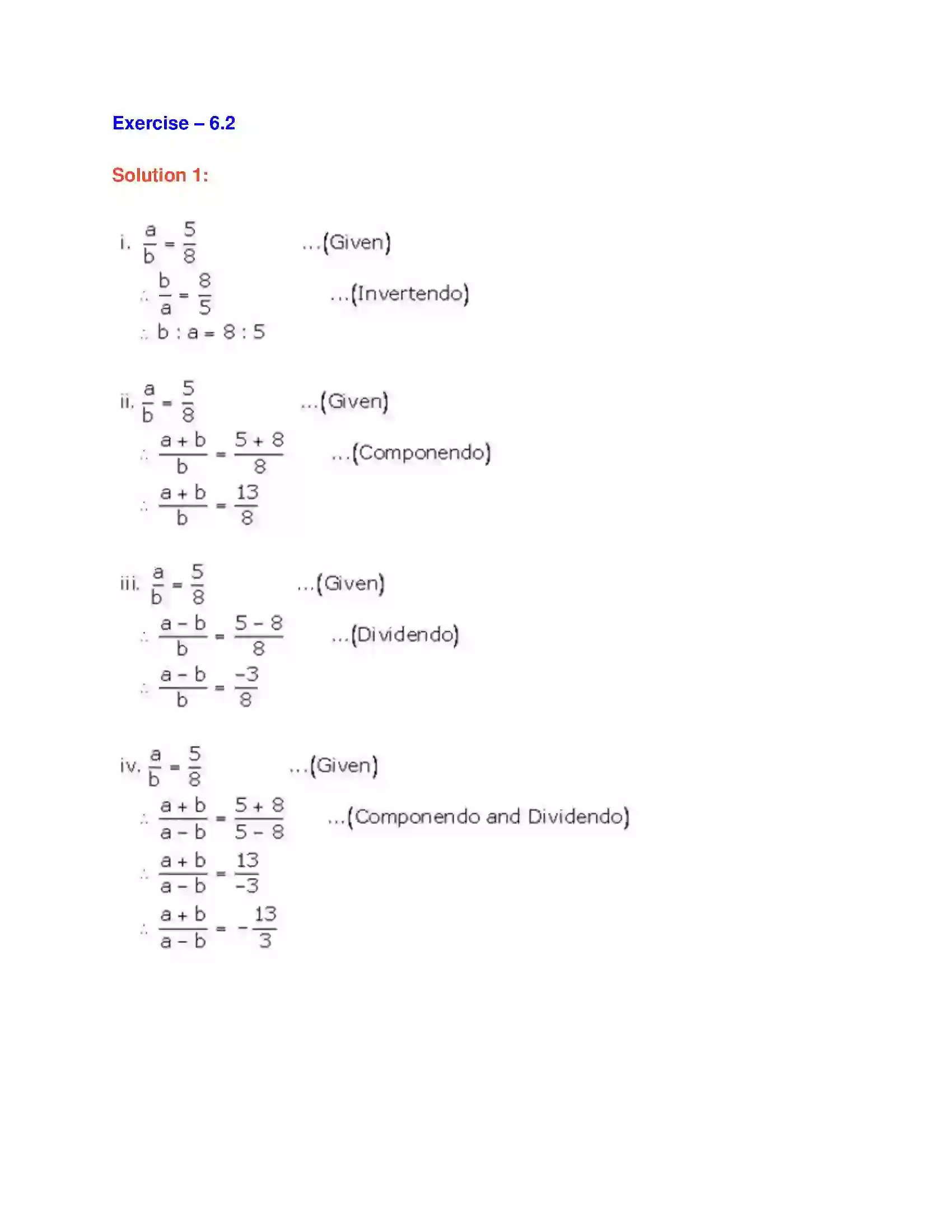 Maharashtra Board Class 9th Algebra Ratio and Proportion Solution 10