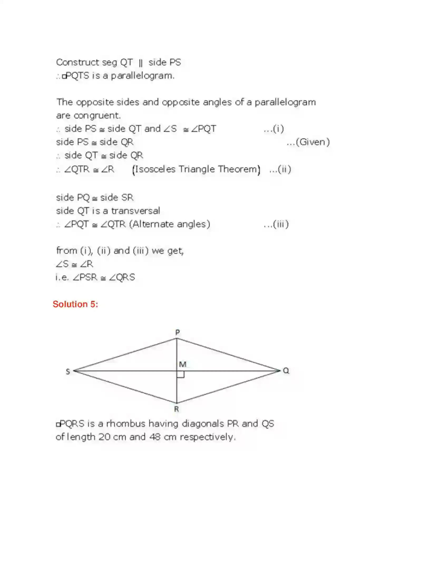 Maharashtra Board Class 9th Geometry Quadrilaterals Solution 15