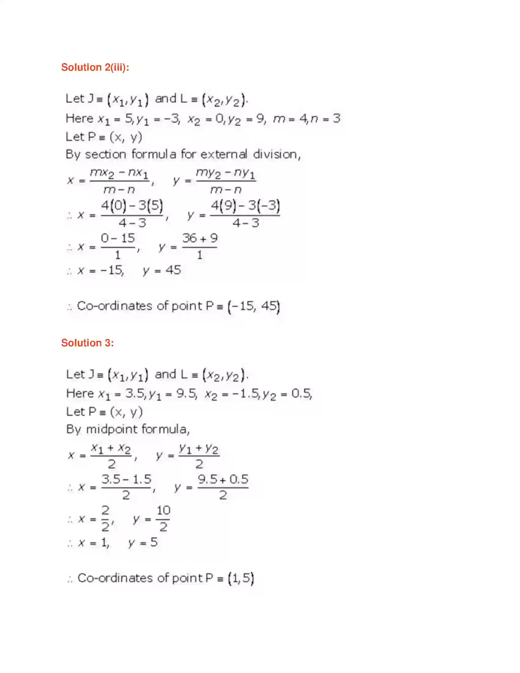 Maharashtra Board Class 9th Geometry Co-ordinate Geometry Solution 10