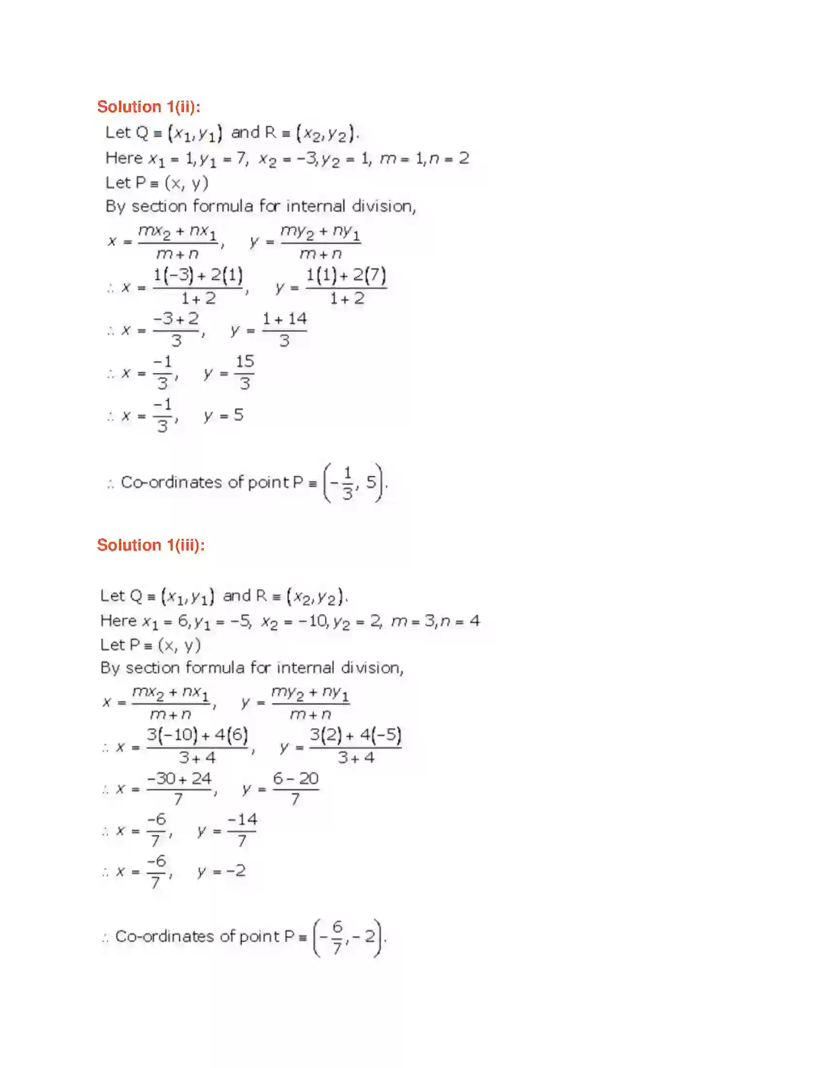 Maharashtra Board Class 9th Geometry Co-ordinate Geometry Solution 8