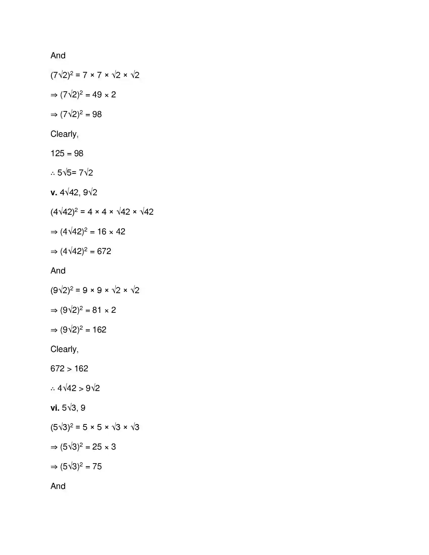 Maharashtra Board Class 9th Mathematics Part-I - English Medium Real Numbers Solution 19