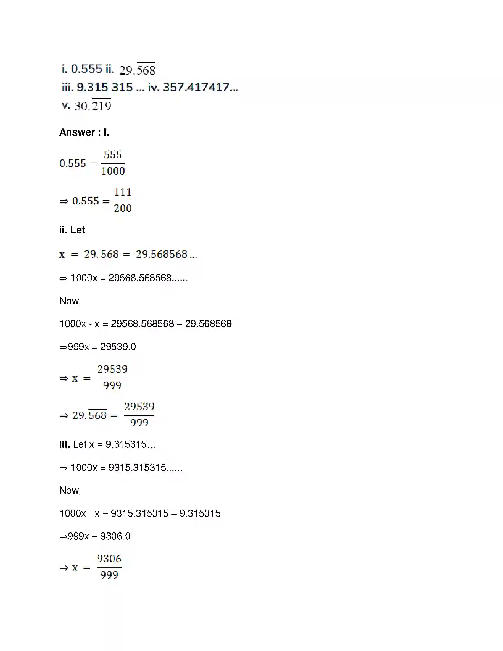 Maharashtra Board Class 9th Mathematics Part-I - English Medium Real Numbers Solution 36