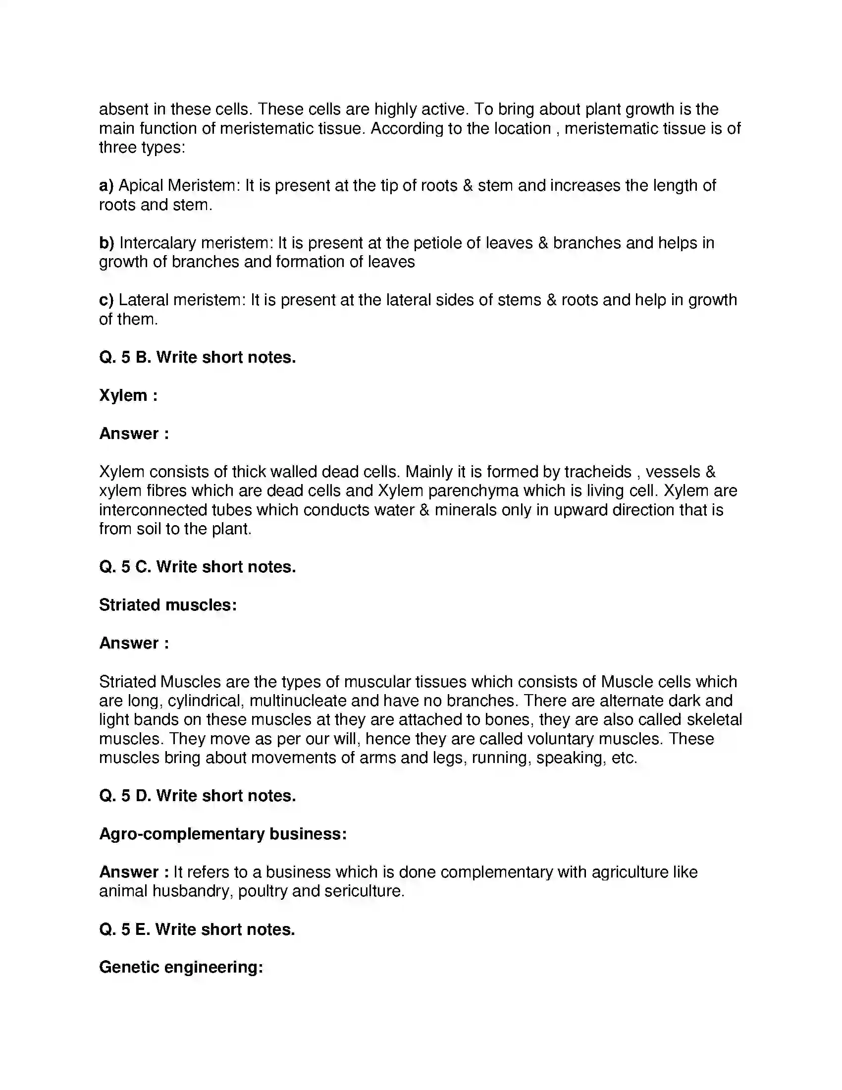 Maharashtra Board Class 9th Science & Technology - English Medium Introduction to Biotechnology Solution 3